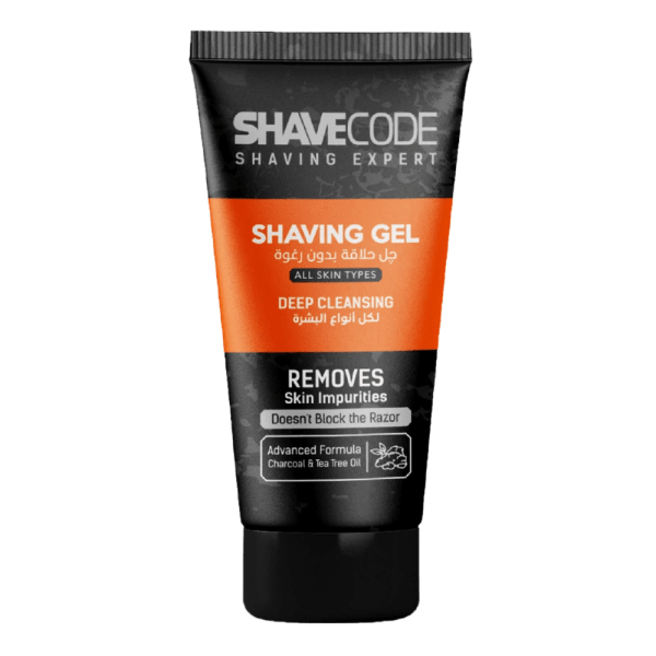 SHAVECODE Non-Foaming Shaving Gel Charcoal 150 ml