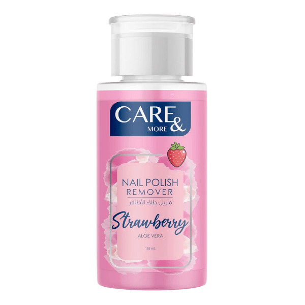 Care & More Nail Polish Remover Strawberry 125 ml