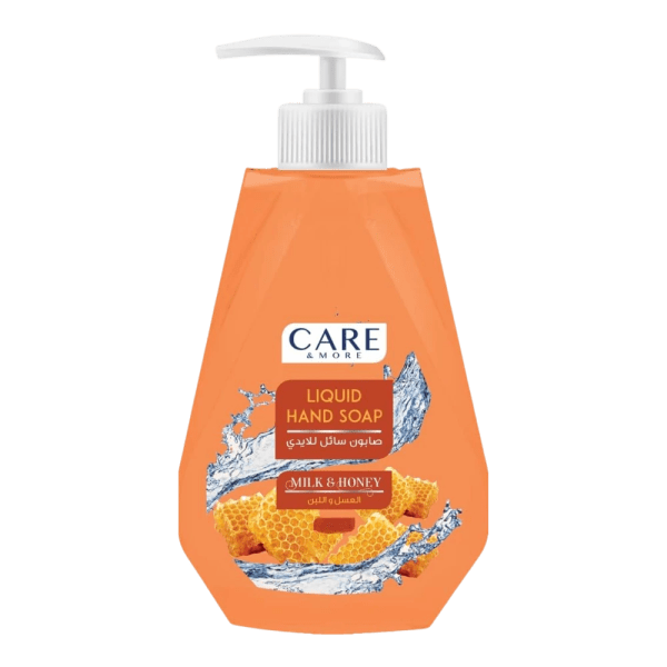 Care & More Liquid Soap with Milk Protein Honey & Milk 350 ml