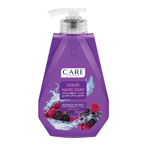 Care & More Liquid Soap with Milk Protein Berries Burst 520 ml
