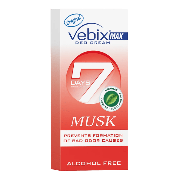VEBIX Deo Cream 7 Days Musk 25 ml