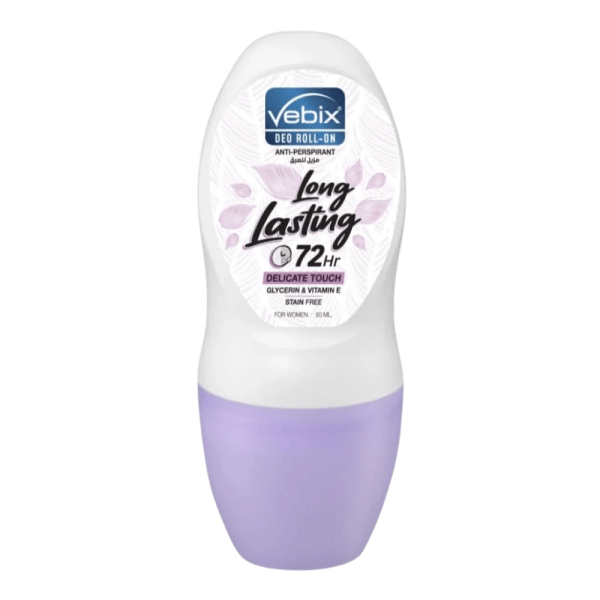 VEBIX Deo Roll-On 72Hrs Delicate Touch for Women 50 ml