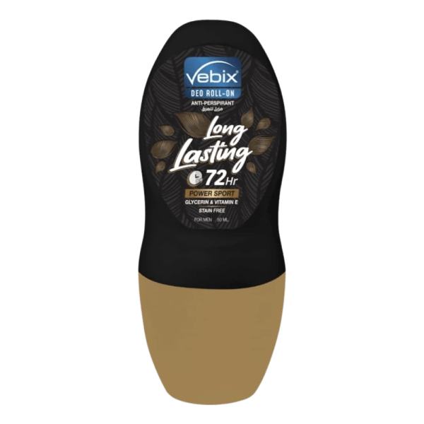 VEBIX Deo Roll-On 72Hrs Power Sport for Men 50 ml