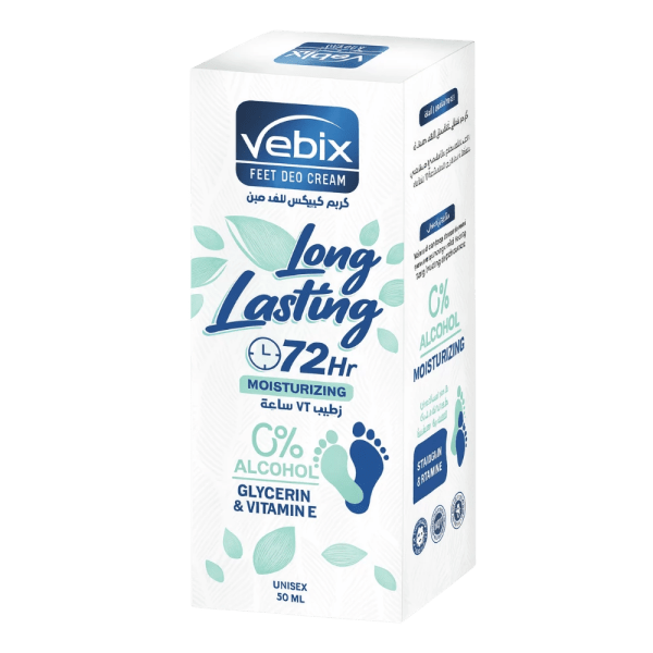 VEBIX Deo Foot Cream 72Hrs 30 ml