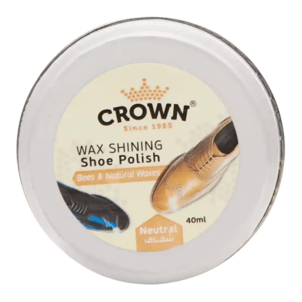 Crown Wax Shoe Polish Neutral 40 ml