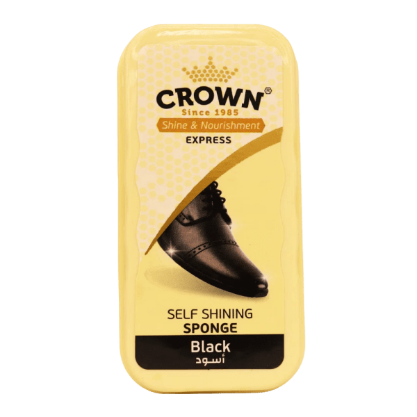 Crown Express Self-Shining Sponge Black