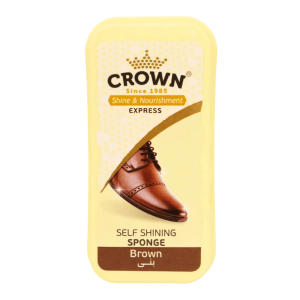 Crown Express Self-Shining Sponge Brown