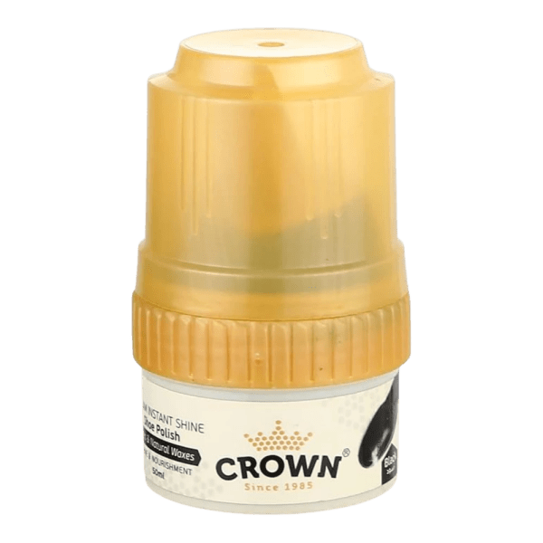 Crown Cream Shoe Polish Black 50 ml