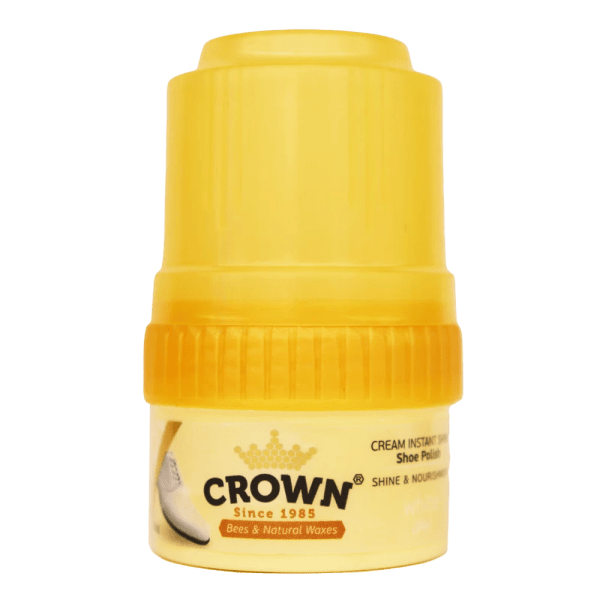Crown Cream Shoe Polish White 50 ml