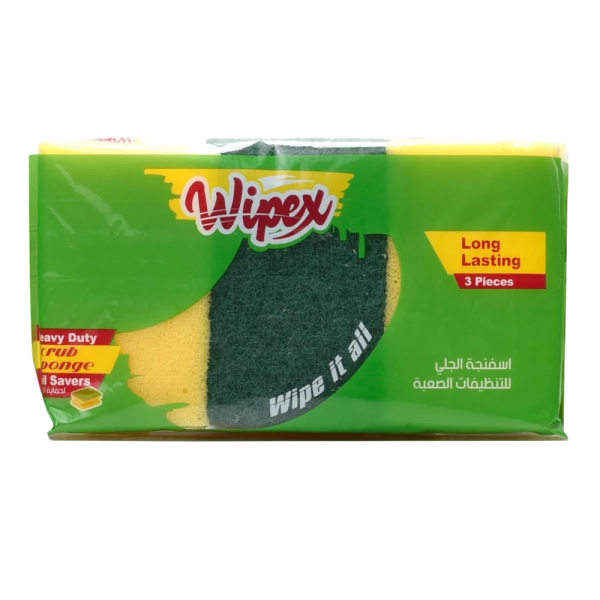 Wipex Heavy Duty Laminate Sponge 3 pieces