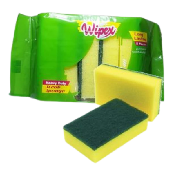 Wipex Heavy Duty Laminate Sponge 5 pieces