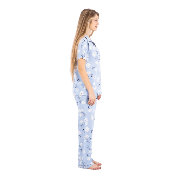 Zecotex Women’s Classic Pajama Set – Floral Print – Multi Colors – Multi Sizes