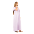 Zecotex Women’s Long Nightdress – Embroidered Chest Detail – Soft Cotton Blend – Multi Colors – Multi Sizes