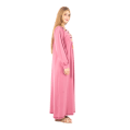 Zecotex Women’s Long Embroidered Nightdress – Full Sleeve – Soft Viscose Blend – Multi Colors – Multi Sizes
