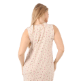 Zecotex Women’s Sleeveless Cotton Nightdress – Printed Floral Design – Stretch Fabric – Multi Colors – Multi Sizes
