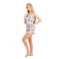 Zecotex Women's Sleeveless Camisole Pajama Set – Butterfly Print – Multi Sizes