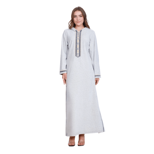 Zecotex Women's Winter Embroidered Velvet Abaya – Multi Colors – Multi Sizes