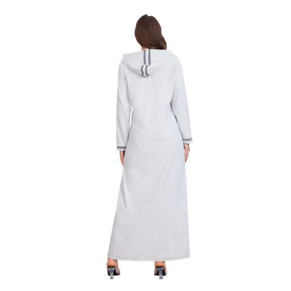 Zecotex Women's Winter Embroidered Velvet Abaya – Multi Colors – Multi Sizes