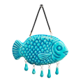 Soudy Ceramic Art Hanging – Fish Design with Droplets – 20×10 cm – SF5