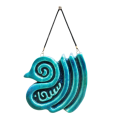 Soudy Ceramic Art Hanging – Bird Design with “Subhan Allah” Inscription – 15×15 cm – SF9