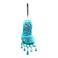 Soudy Ceramic Art Hanging – Footprint Design with “Qadam Al-Saad” Inscription – 17×8 cm – SF13