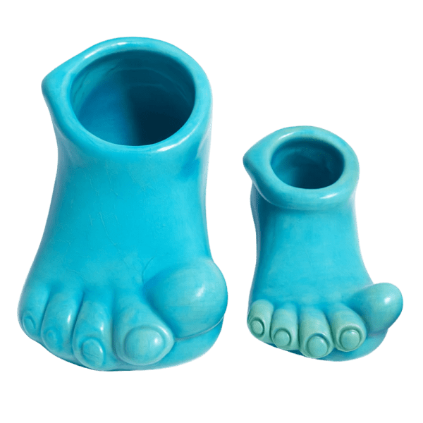 Soudy Ceramic Decorative Figurine – Foot Shape Design – 20×10 cm – SD14