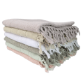 Up Towels 50 cm Turkish Towel M(2) Border - 1 Piece - 50×90 - Multi-Color