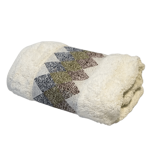 Up Towels 70 cm Donia Towel M (3) Border - 70×140 - Multi-Color