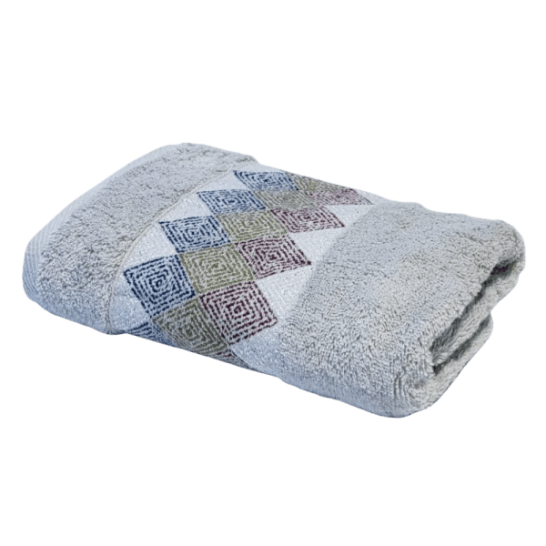 Up Towels 70 cm Donia Towel M (3) Border - 70×140 - Multi-Color