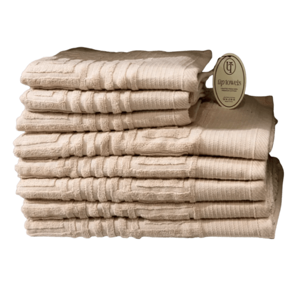 Up Towels 70 cm Maze Towel with Border - 1 Piece - 70×140 - Multi-Color