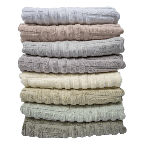 Up Towels 70 cm Maze Towel with Border - 1 Piece - 70×140 - Multi-Color