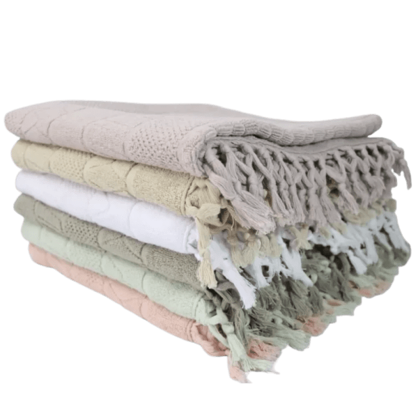 Up Towels 70 cm Turkish Towel M(2) with Border - 1 Piece - 70×140 - Multi-Color