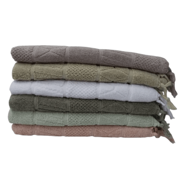 Up Towels 70 cm Turkish Towel M(2) with Border - 1 Piece - 70×140 - Multi-Color