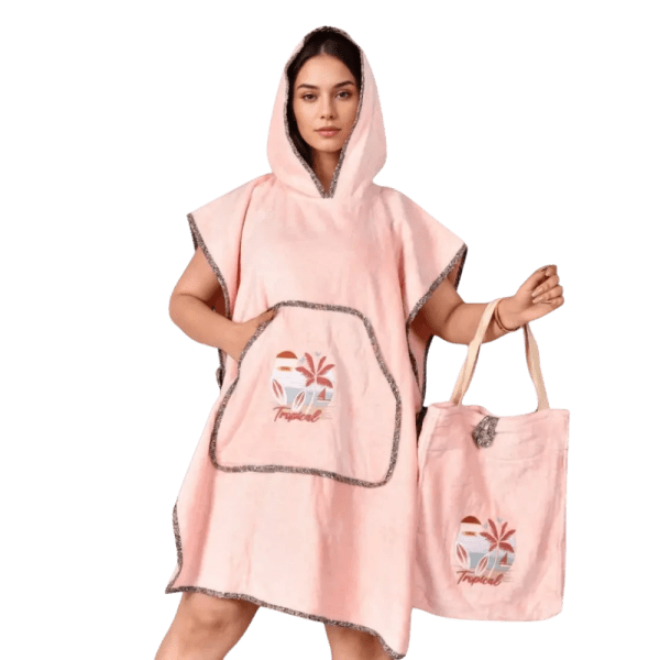 Up Towels Beach Poncho - Tropical - One size - Multi-Color