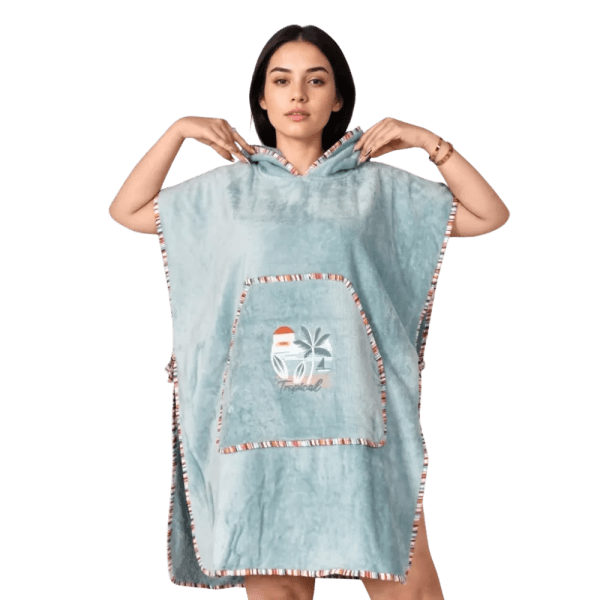 Up Towels Beach Poncho - Tropical - One size - Multi-Color