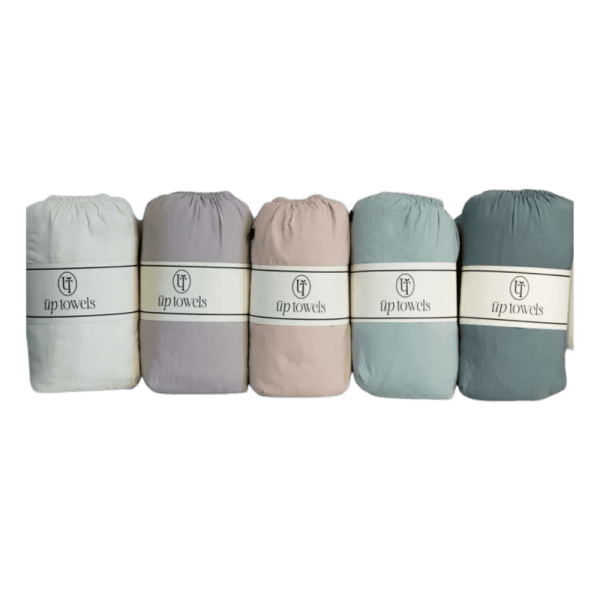 Up Towels Dima Elastic Set 120 - 4 Pieces - 120 - Multi-Color