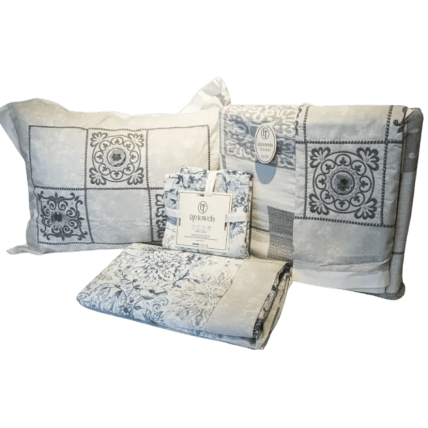 Up Towels Janella Large 5-Piece Coverlet Set - 230×24 - Multi-Color