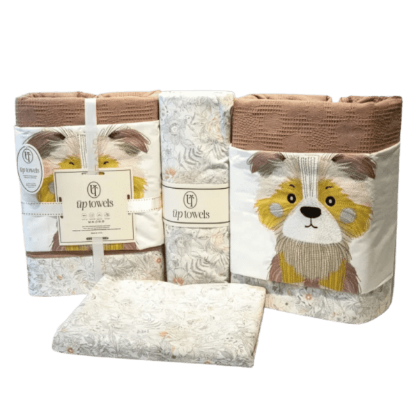 Up Towels Kids Coverlet Set - 6 Pieces - Boki - 180×240