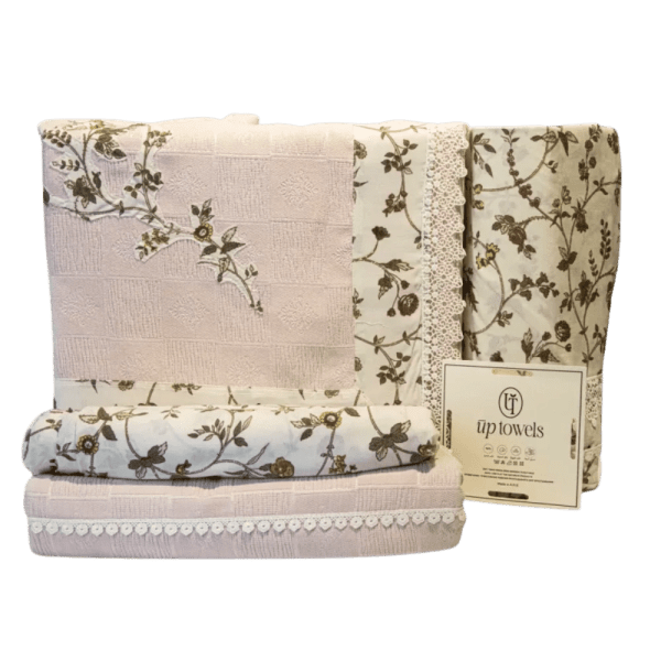 Up Towels Large Coverlet Set - 6 Pieces - Lucille - 240×260 - Multi-Color