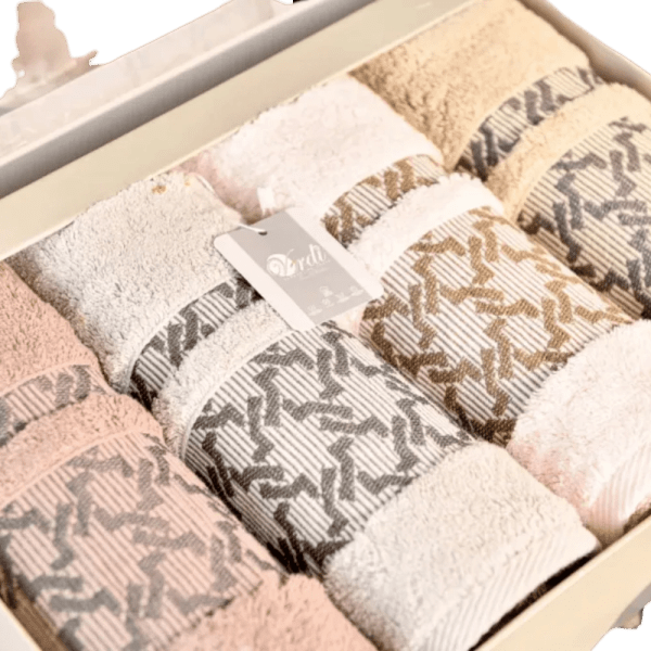 Up Towels Marsyilia 2 - Regular Face Towel - 50×90 - Multi-Color