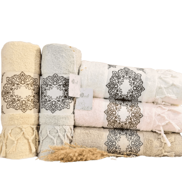 Up Towels Rania 2 - Large Face Towel - 60×120 - Multi-Color