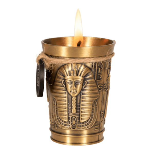 Rino Royal Cup Candle – Sandalwood Scent – 6 × 4 cm