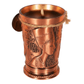 Rino Royal Cup Candle – Sandalwood Scent – 6 × 4 cm