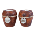 Rino Spirit of Canopy Candle – Brown – Musk & Amber Scent – 10 × 5 cm