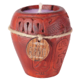 Rino Spirit of Canopy Candle – Brown – Musk & Amber Scent – 10 × 5 cm