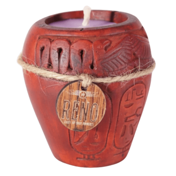 Rino Spirit of Canopy Candle – Brown – Musk & Amber Scent – 10 × 5 cm