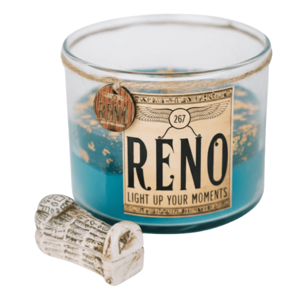 Rino The Pharaonic Cup Candle – Jasmine Scent – 8 × 10 cm