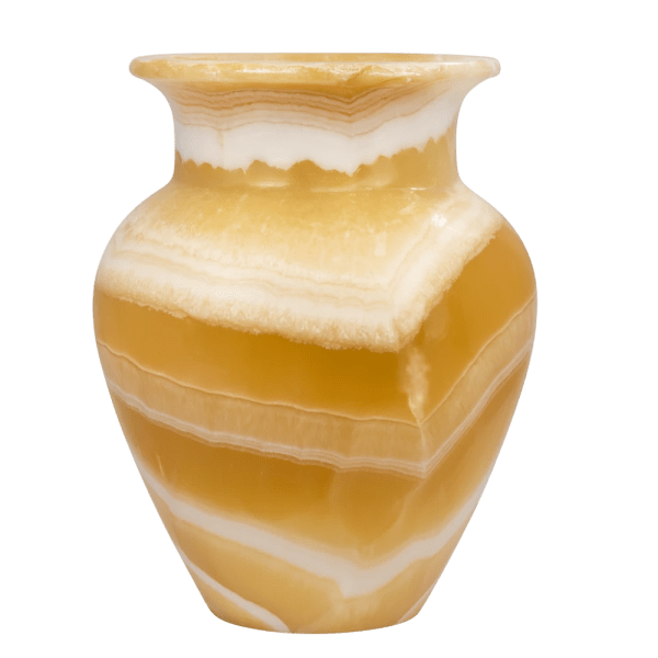 Alabaster Vase – 20×20 cm, Height 30 cm