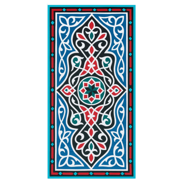 Handcrafted Egyptian Khayamiya Wall Hanging – Traditional Arabesque Design