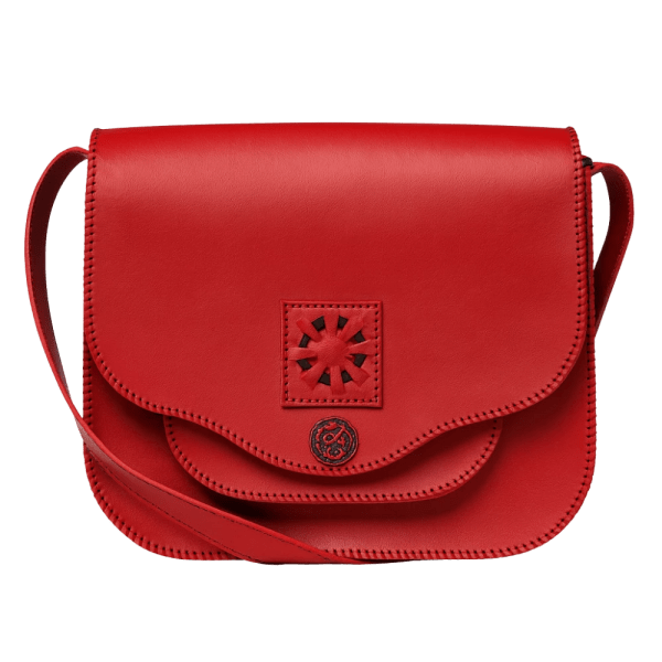 Red Heritage Crossbody Bag